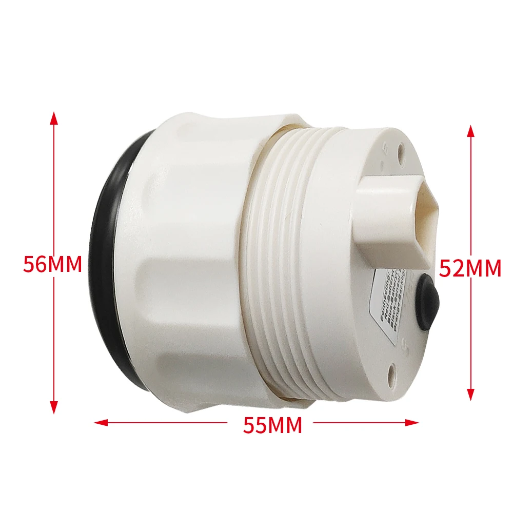 ELING Waterproof 52mm 2 inch Oil Temperature Gauge 50-150℃ with 8 Colors Backlight 9-32V for Marine Car Boat Yacht