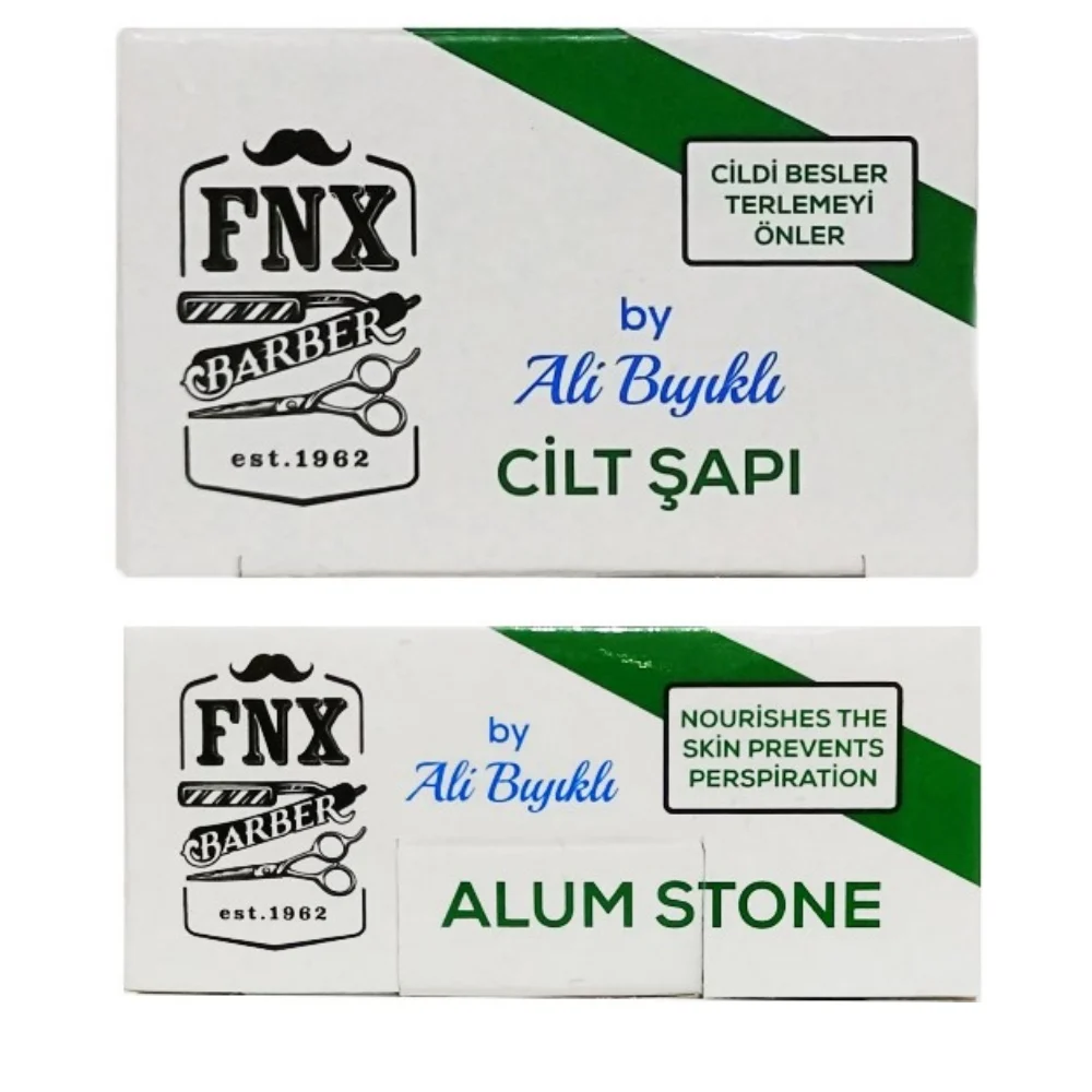 FNX-Bouchon de Sang Anti-transpiration, Alun Nuit Après Rasage, Pierre Styptique, 70 Gr