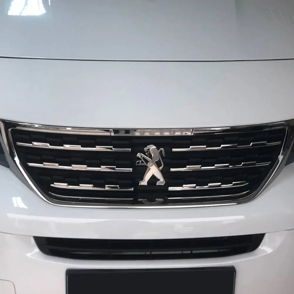 Voor Peugeot Rifter Chrome Voor Grill 6 Stuks. 2019 En Up. Roestvrij Staal. Een + Kwaliteit Gemodificeerde Ontwerp Automotive Accessoire