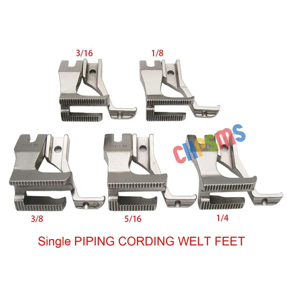 Welting Foot Set FIT FOR JACK H2 Juki DU-141 DU-1181 DU-1181N Chandler DY-337 Walking Foot Sewing Machine #U192+U193K