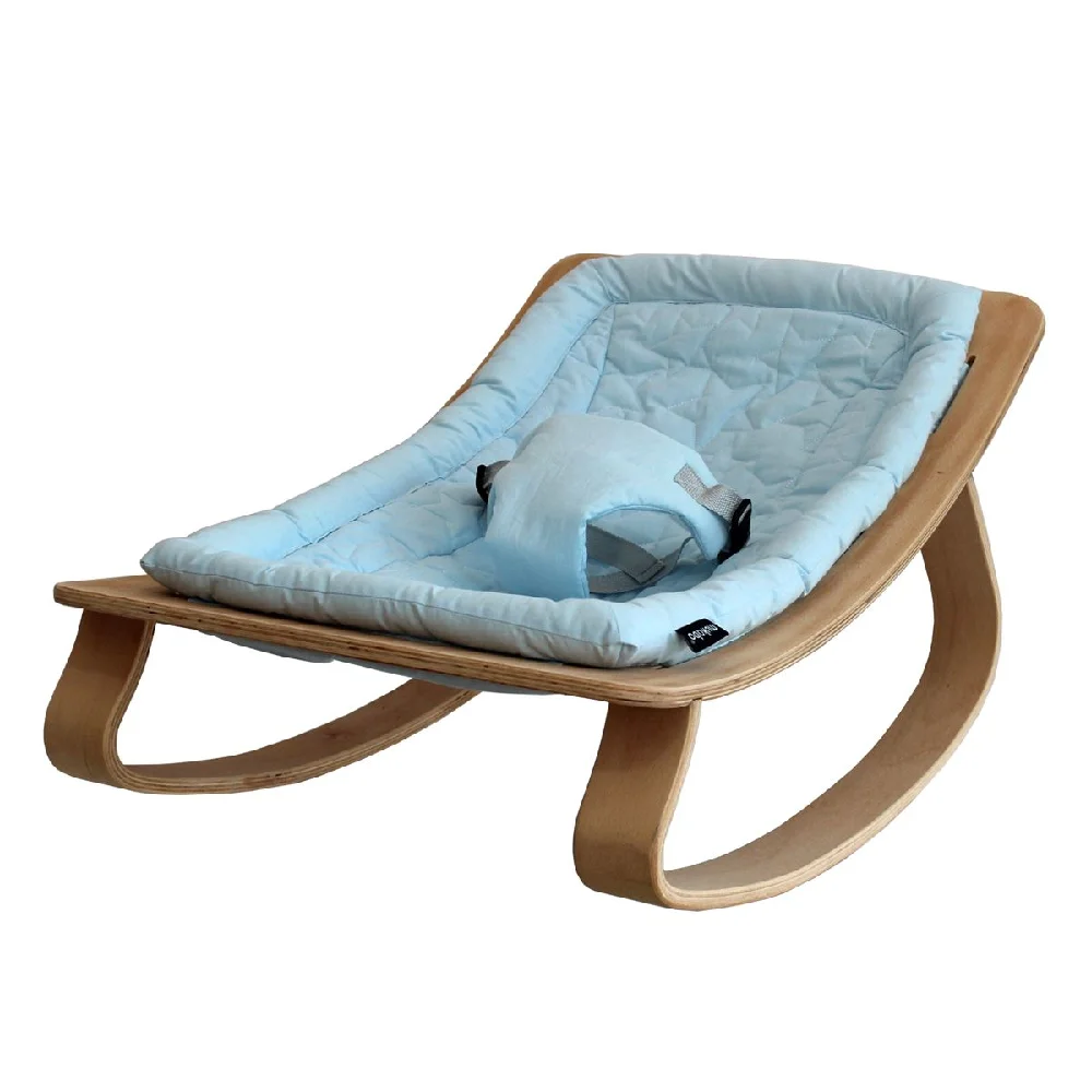 Chaise longue in legno a dondolo culla per bambini sedia a dondolo mobili per la camera dei bambini altalena per neonati accessori per bambini