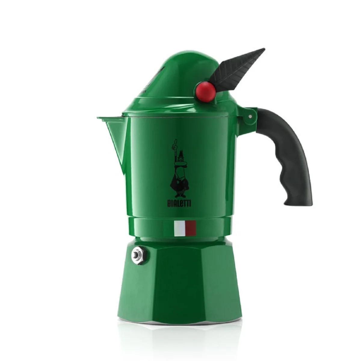 

BIALETTI Alpina 3 Cup Moka Pot Coffee Maker, Original Bialetti Espresso Maker Stovetop Kitchen Drip Stove Gas Best Delicious