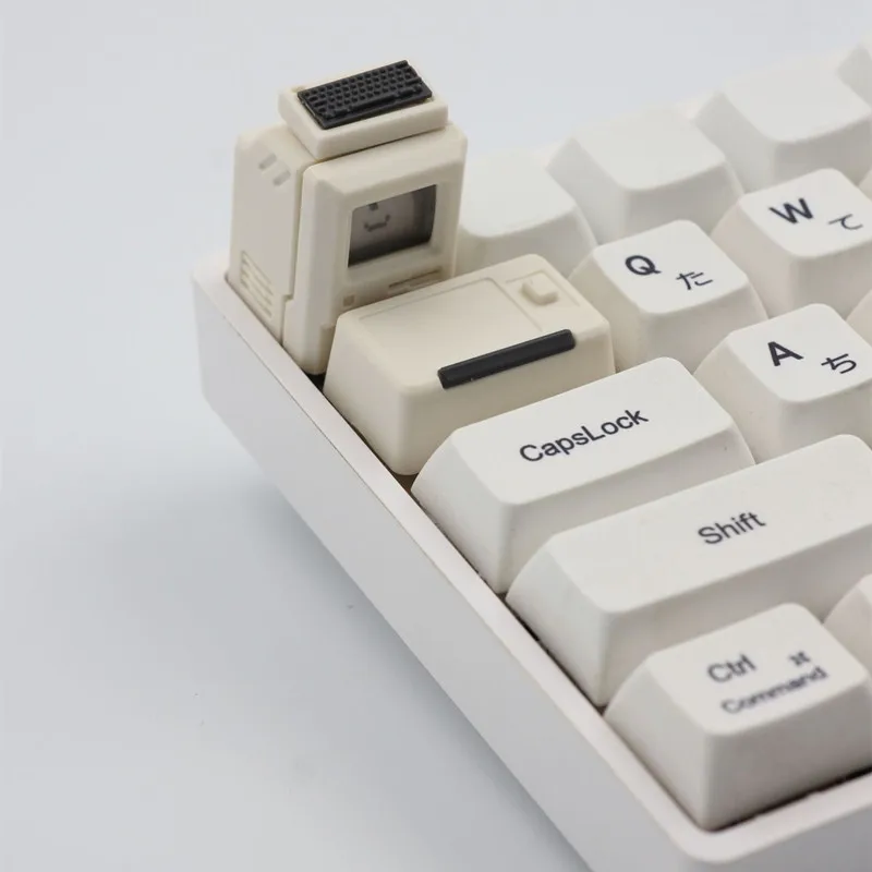 Keycap personalizzato Macintosh 1980s Retro Keycap trasparente 3D Artisan ESC Keycaps per tastiera meccanica Mx Cherry