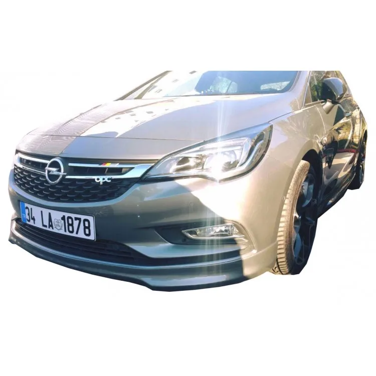 Opel Astra K Hb için 2016-2020 Ön Tampon Dudak Custom Style Ön Tampon Etek Abs Plastik