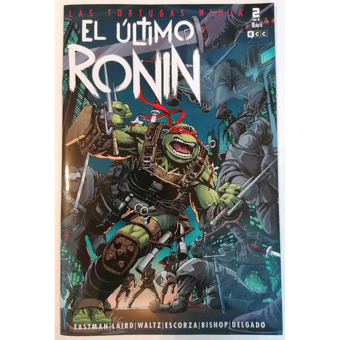 Independent COMIC, TMNT the latest 5 MINI series RONIN 2, author KEVIN EASTMAN , ED. ECC, COMIC BOOK in Spanish, TEBEO