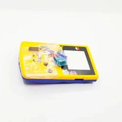 DIY Game Case For P0kem0n Limited Edition Yellow Blue Housing Shell Cover Case Replacement For Gameboy Color for GBC