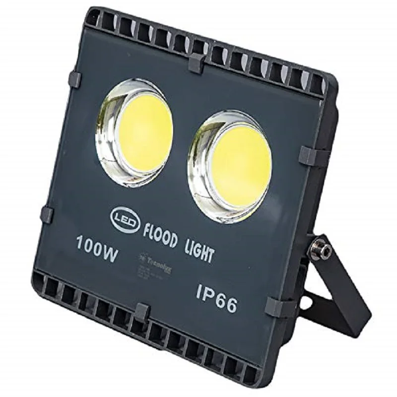 100w Floodlight Led Foco Proyector Led para Exterior Iluminación Decoración 6500k IP66 gris Clase de eficiencia energética A++