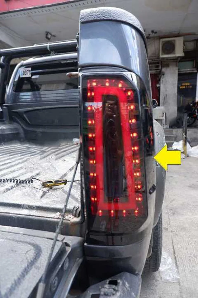 Taillight Assembly For Toyota Hilux Vigo 2012-2015 Red LED Running Light Turn Signal LED Taillight High Quality Led Stop