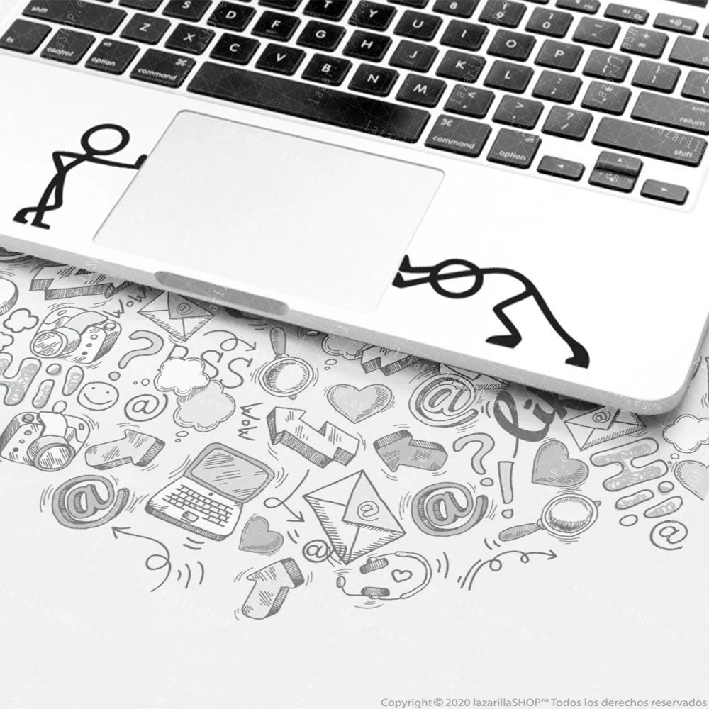 2Uds. Matchman Touchpad Sticker Vinilo Pegatinas Para Ordenador Portatil Laptop Macbook Hp Asus Lenovo Dell Lazarillashop™