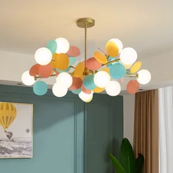 Slaapkamer kroonluchter led-licht moderne acryl tak kroonluchter verlichting voor kinderkamer woonkamer hangende kroonluchter lamp hanger