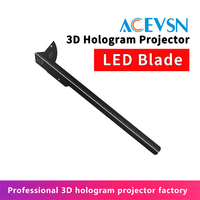 3D Hologram Projector Blade For 52CM 65CM 56CM 72CM 77CM 100CM Fan Led Hologram Advertising light