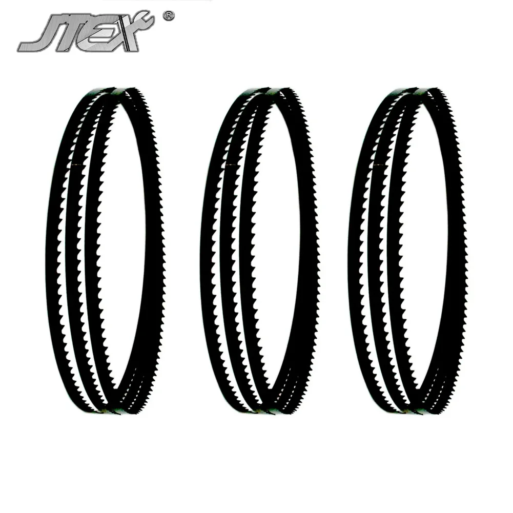 JTEX 띠톱 블레이드 1510x9.5x0.35mm 6TPI 목공 도구 액세서리 목재 절단 3 개
