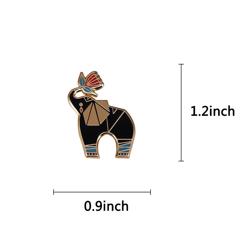 Good Luck Elephant Hard Enamel Pin Gift image 3
