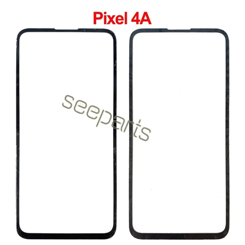 For Google Pixel 2 3 3a 4 XL 5 Outer Glass Lens Front Glass Pixel 4A 5A Screen Panel Replacement Parts Pixel 4A 5G Front Glass