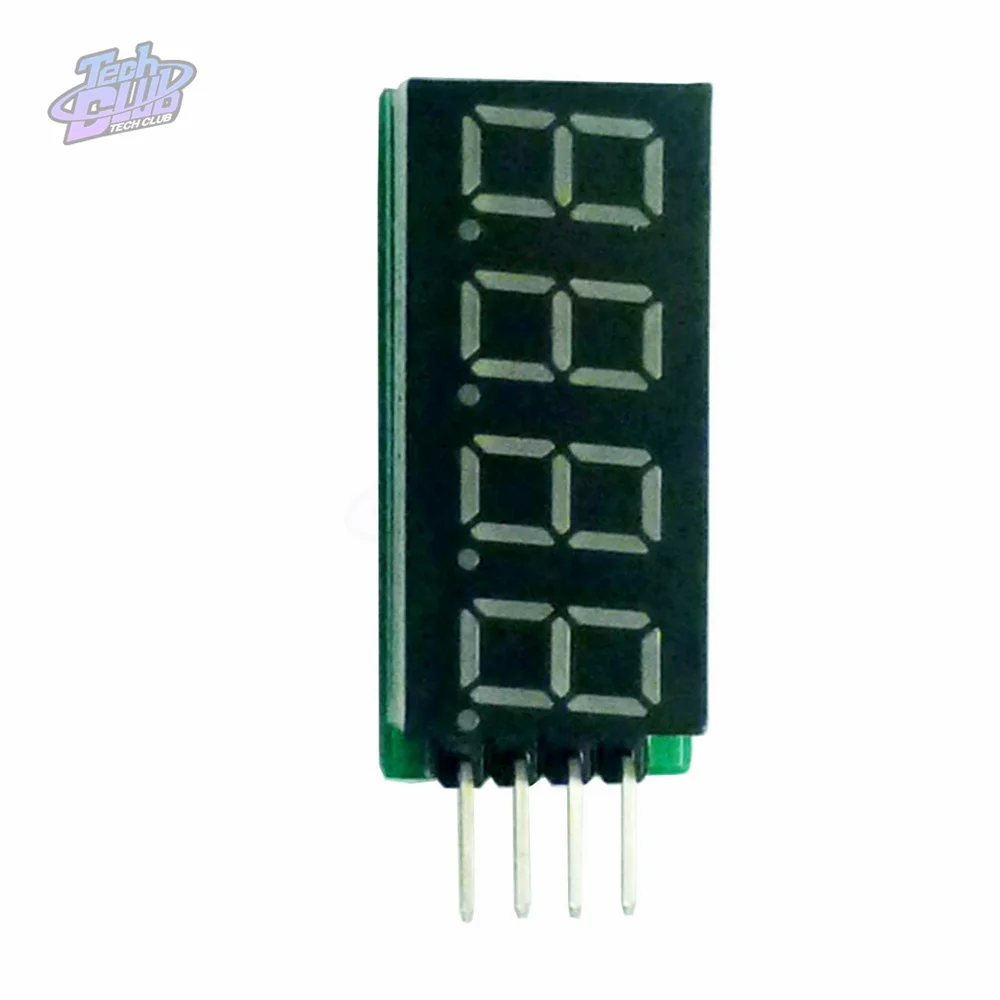 4bit 7Seg I2C IIC LED Digital Tube Display Module for MCU AVR PIC ARM N76E003 FPGA/CPLD Toy Car Instrument Tool Accessories