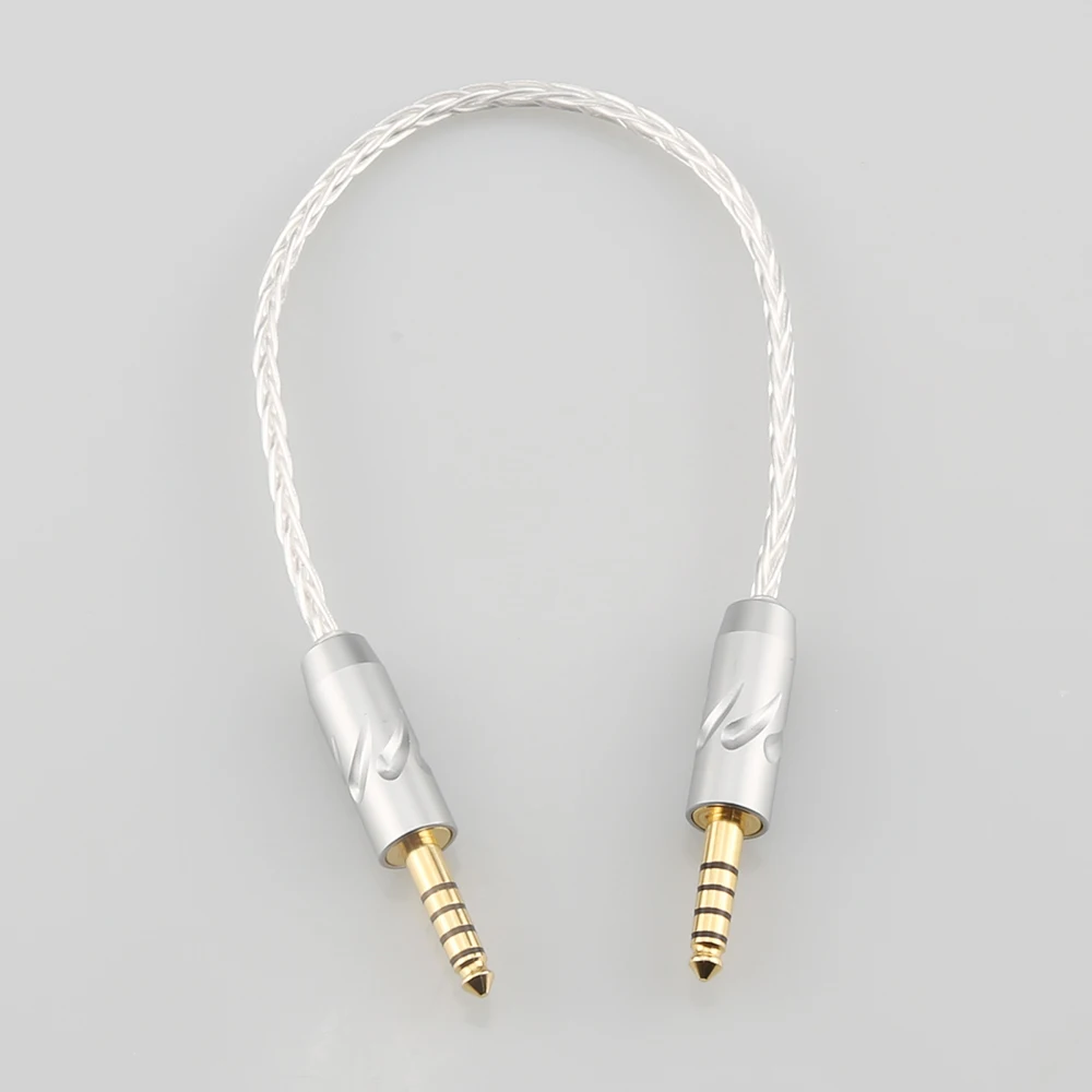 Новый аудиокабель Audiocrast 819AG для самостоятельной сборки, Hi-Fi одинарный, 4,4 мм, сбалансированный аудиокабель с наружной резьбой на 4,4 мм, перехо...