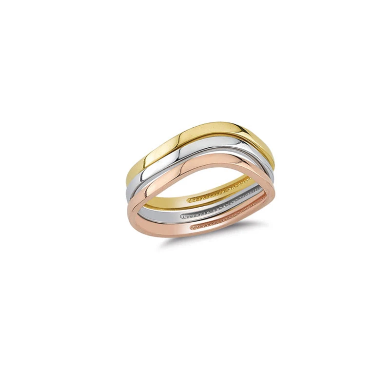 

14K Solid Gold Stucking Ring for Women