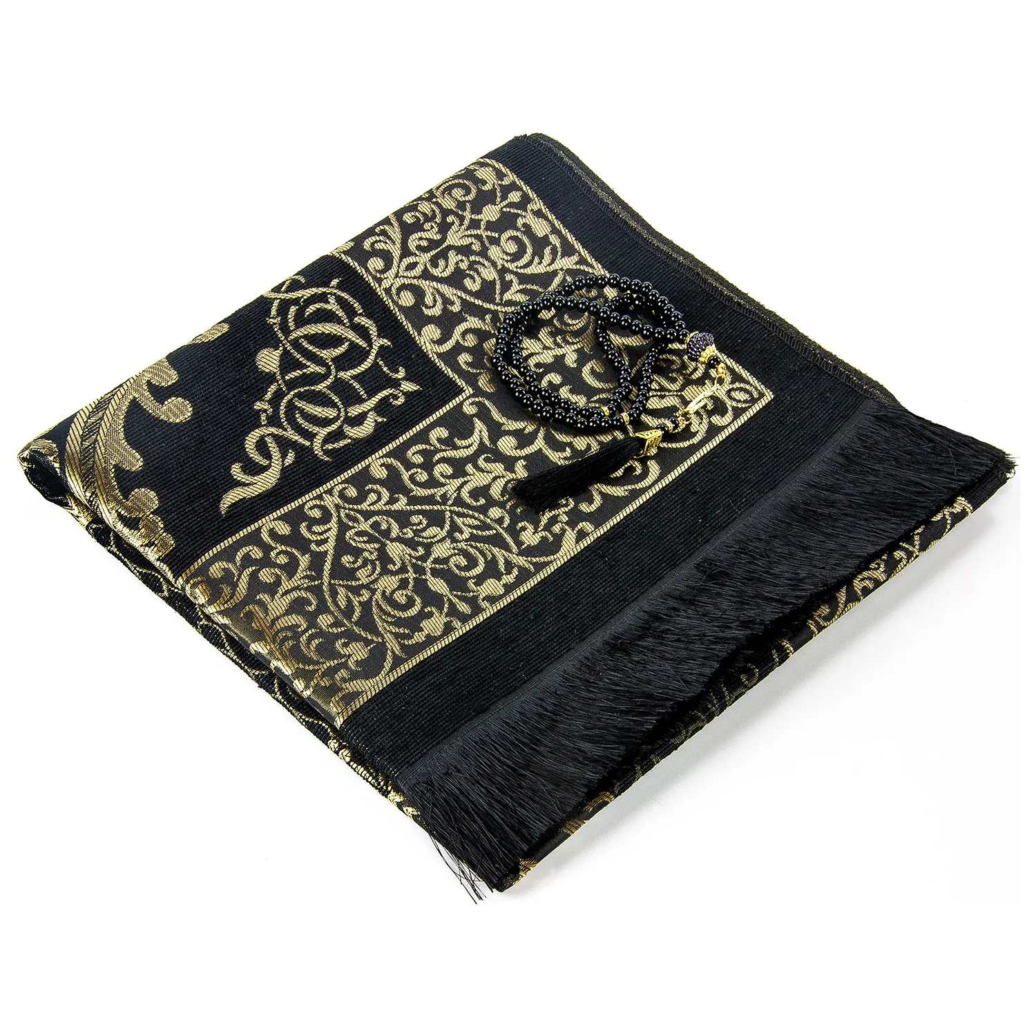 Set Original Arabic Quran Holy Miswak Muslim Alhamdulillah Ramadan Set,Islamic Prayer Rug Hajar al-Aswad Essence Skullcap Rosary