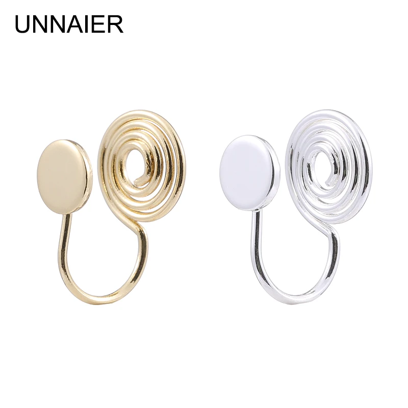 Mosquito Coil Plate Ear Clip Accessories Painless Lnvisibility 5mm Disc Clip Female No Pierced Ears Change Ear Clip Converter