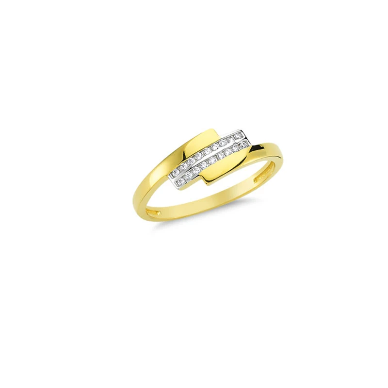 14K Solid Gold Classy Ring for Women