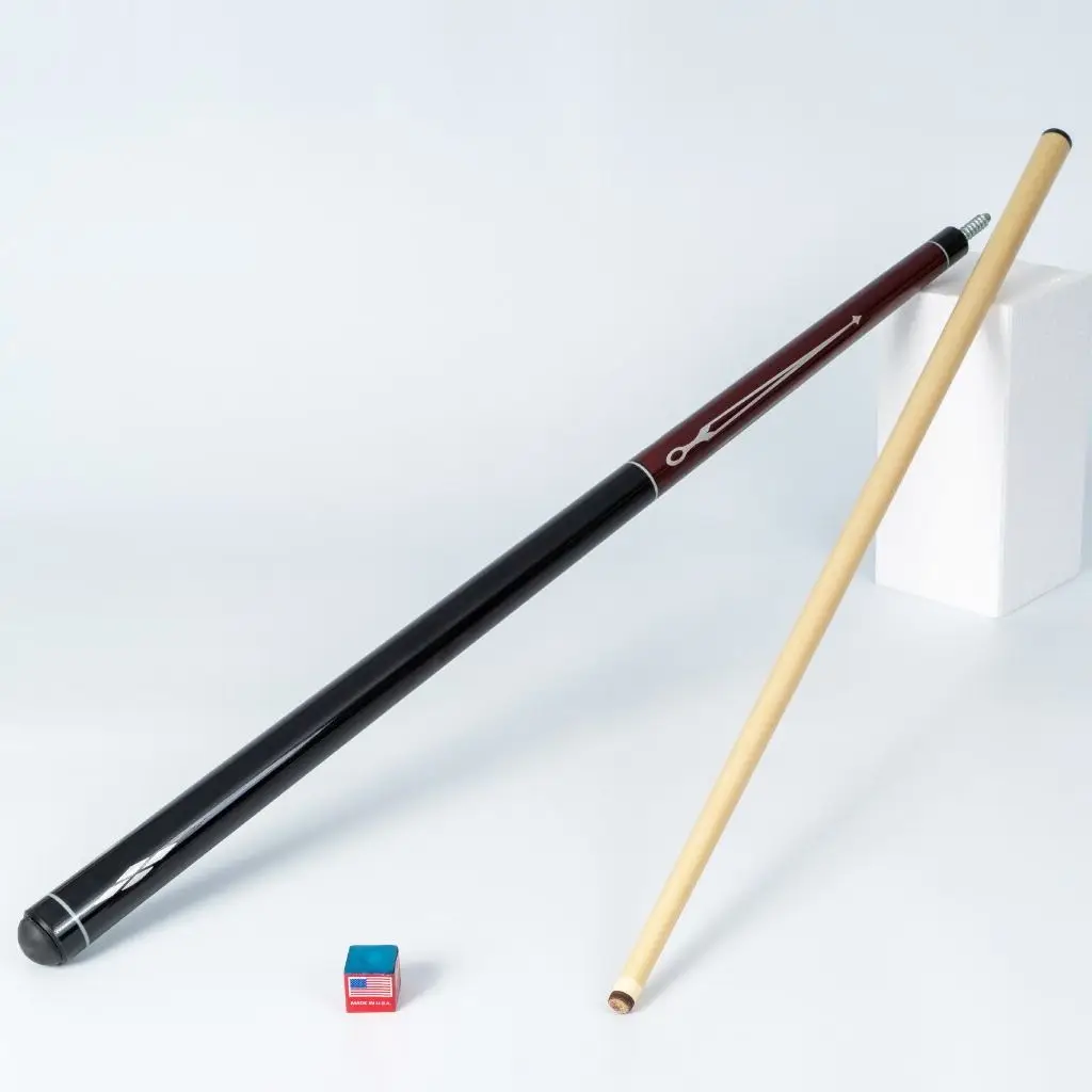 

Eurasia Super Pro Billiard Maple Tree 1/2 Split Cue Radial Joint Pin Claret Burgundy Red