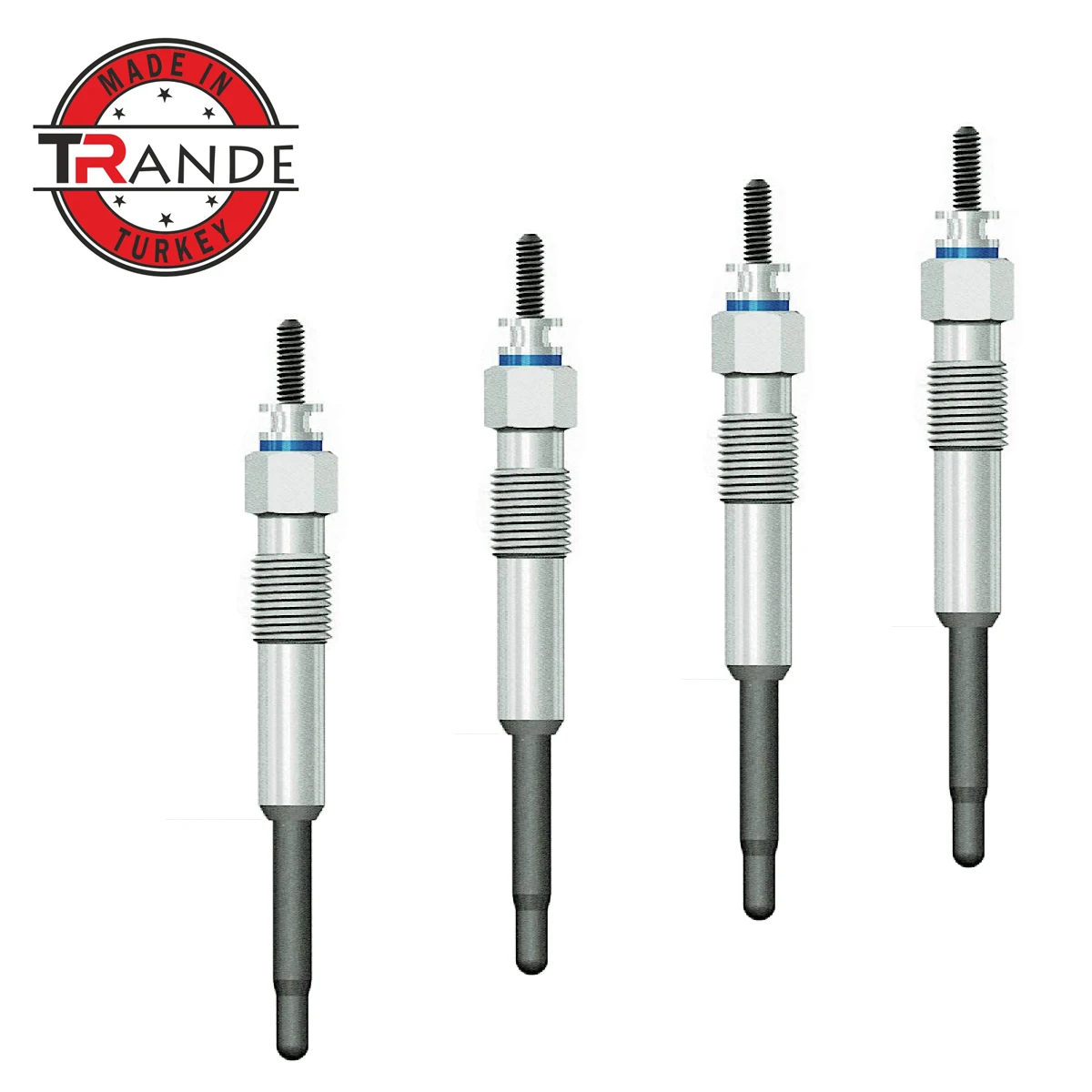 Trande Diesel Engine Heater Glow Plug 4 Pcs 11V For 250202020 Made In Turkey Trande Store Guarantee