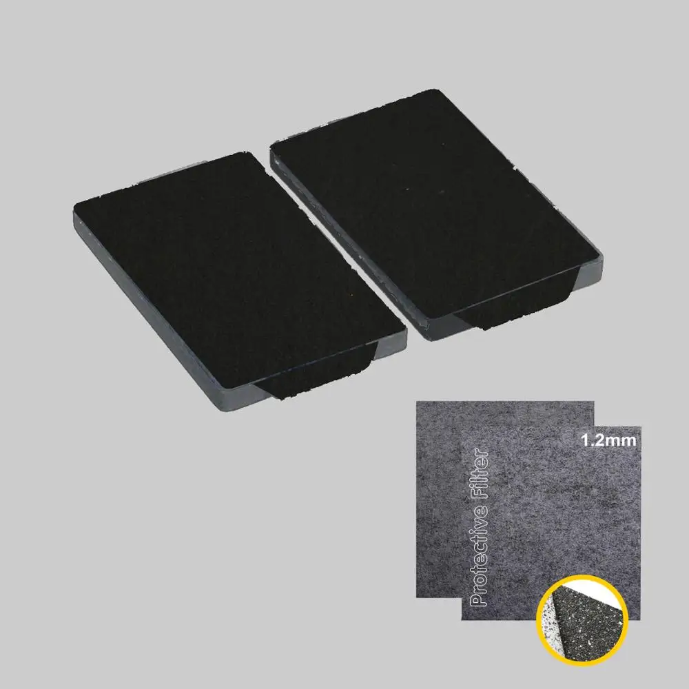 2-다양한 Miele DKF 19-1호환 추출기 후드 + 실버 이온 보호 필터용 활성 숯이 포함된 냄새 필터