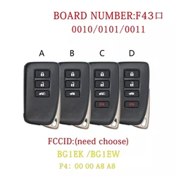 CN052051 Smart car key Fit for Lexus ES GS IS350 LX560 LX570 keyless Smart Remote key F43 61A951-0020 Board FCC ID BG1EW BG1EK