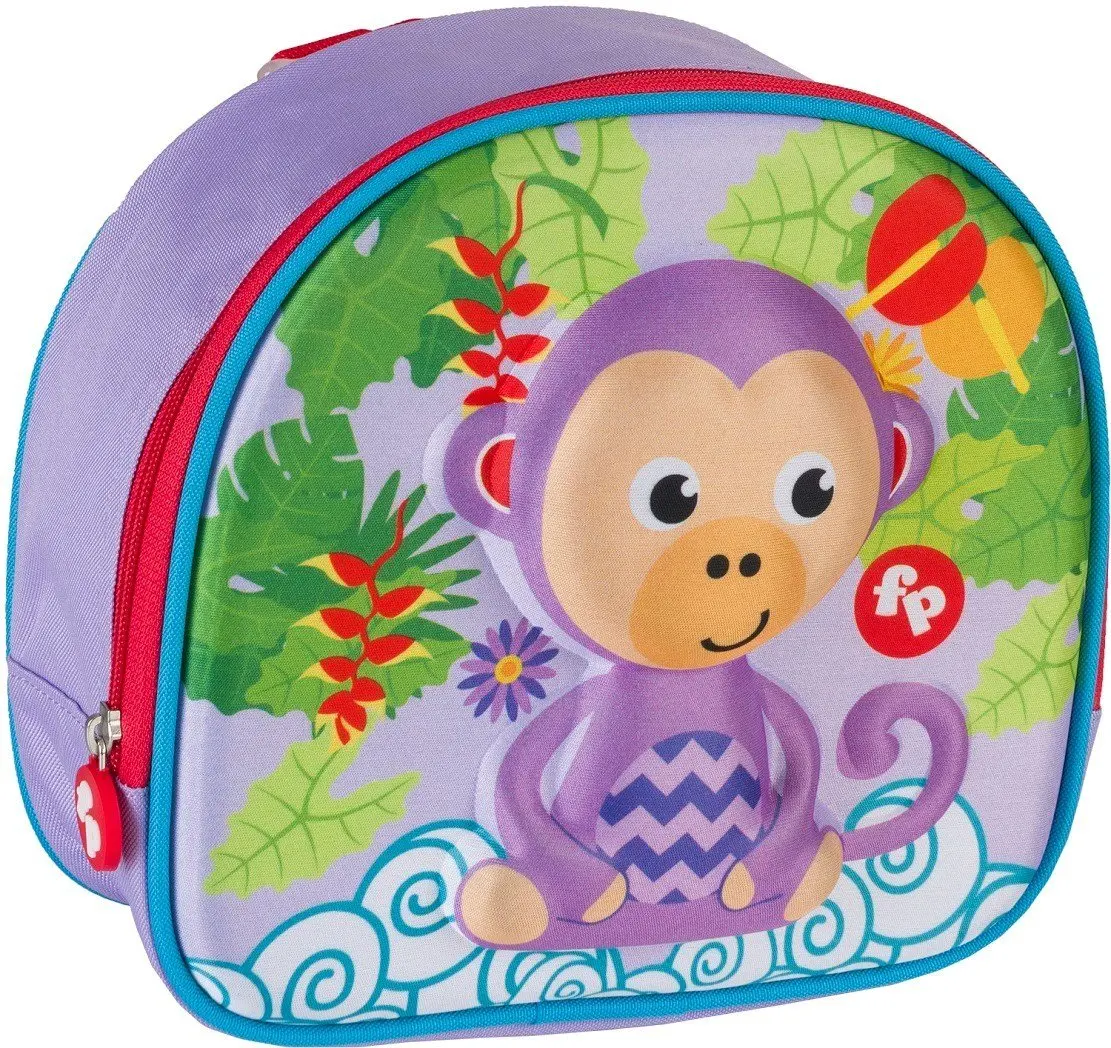 Fisher-Price 3D Monkey Mini Kindergarten Bag animal kids backpacks brand design girls boys backpack Toddler kids neoprene school