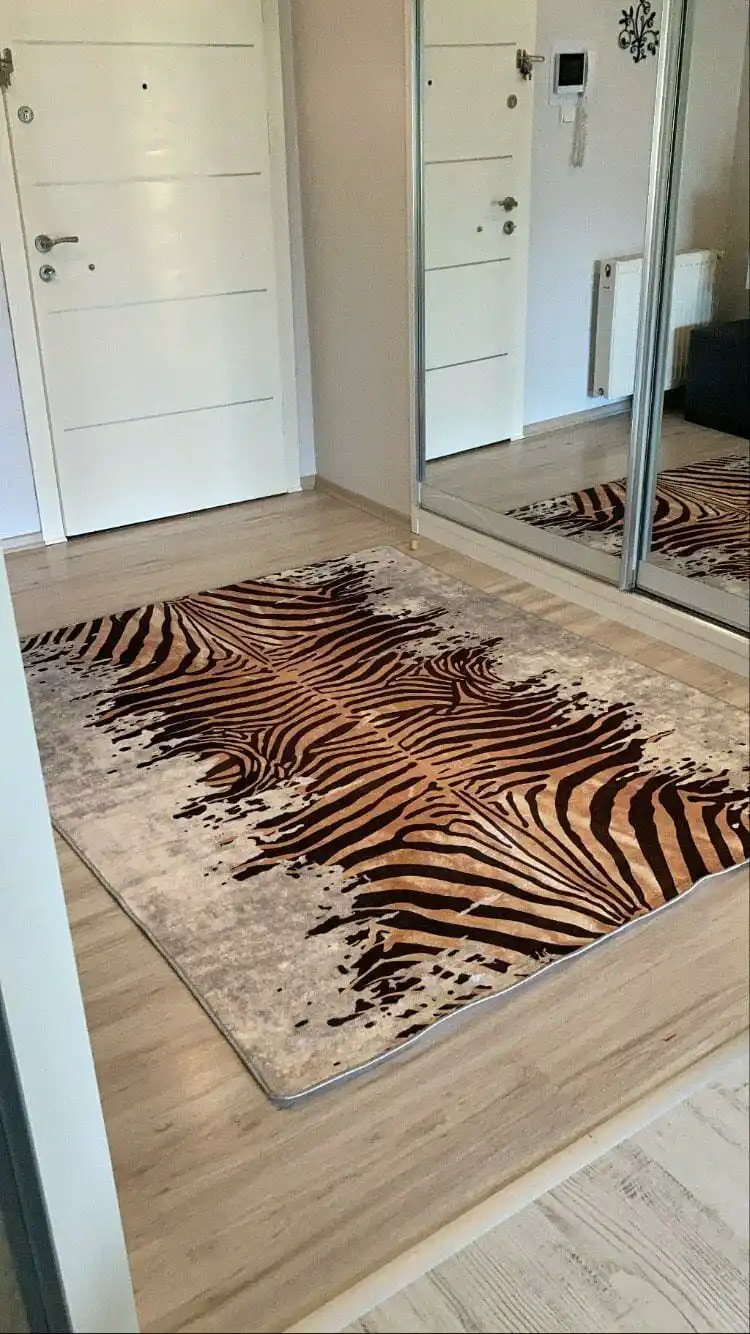 Stylish Non Slip Base Anti Allergic Living Room Bedroom Corridor Carpet Lounge Rug