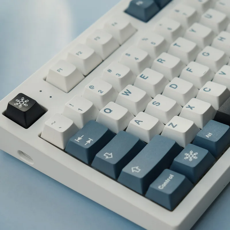 144ปุ่มใหม่ GMK Arctic Keycap Cherry Profile ภาษาอังกฤษ PBT Dye ระเหิดคีย์บอร์ดคีย์สำหรับ MX สวิทช์61/64/68/87