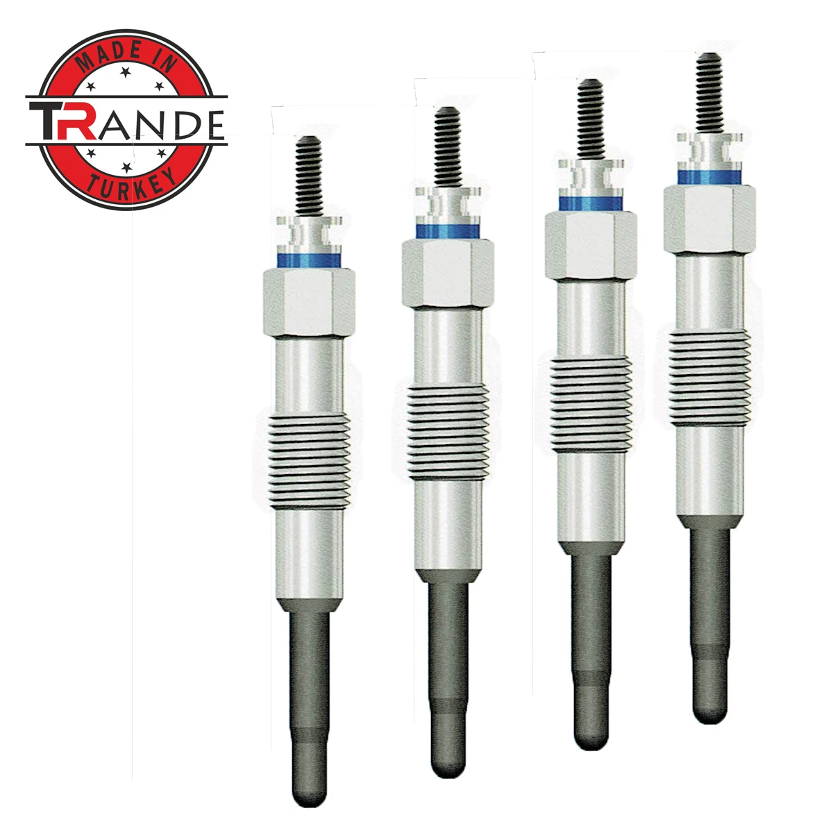 Trande Diesel Engine Heater Glow Plug 4 Pcs 11V For 7632587 Made In Turkey Trande Store Guarantee