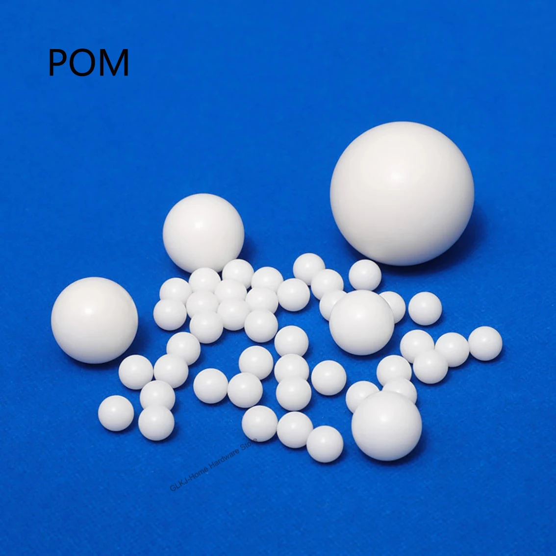 White POM Ball Bead Diameter 2mm 3mm 3.175mm 7mm 9.525mm-40mm 44.45mm Solid Plastic Polyformaldehyde Smooth Round Ball