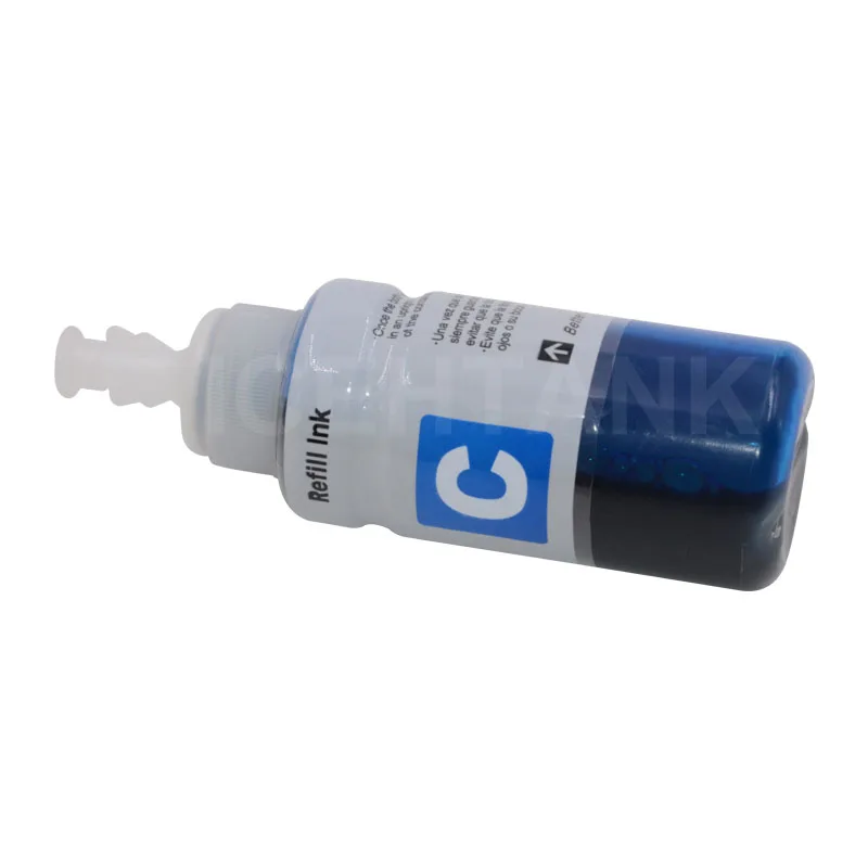 Imagem -05 - Tinta Corante Icehtank 70ml Kits de Recarga de Tinta Corante para Epson T6641 T6642 T6643 T6644 para Ecotank L1300 L850 L3050 L3060 L3070 L364 L382