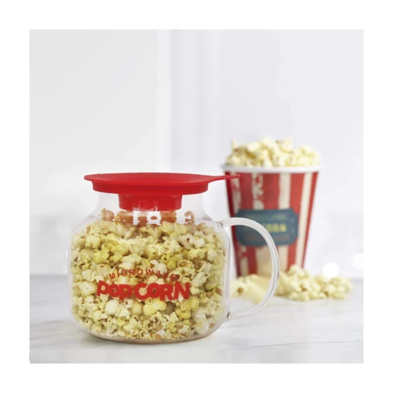 2 Liters Borosilicate Glass Microwave Popcorn Container Capacity 2 Minutes Popcorn Dishwasher Safe Free Shipping From Turkey