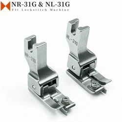 NR-31G NL-31G Right / Left Adjustable Concealed Seam Compensating Presser Foot Drop Stitch Fit All Lockstitch Sewing Machine