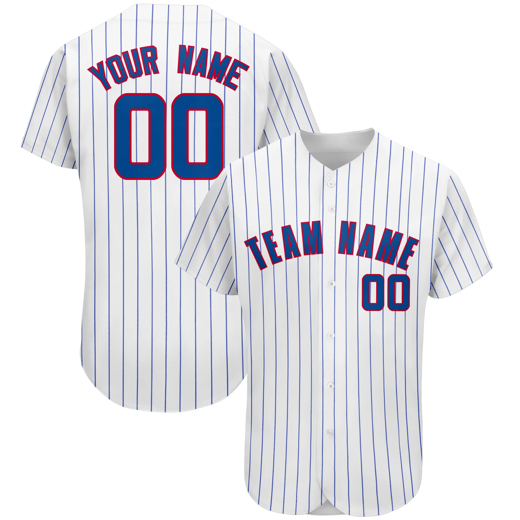 Custom Baseball Jersey Personalized Printed Team Name/Numbers for Men/Kids Outdoors Button down Tee Shirts Fans Best Gift