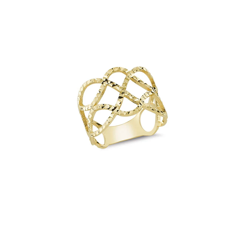 14K Solid Gold Elegant Ring for Women