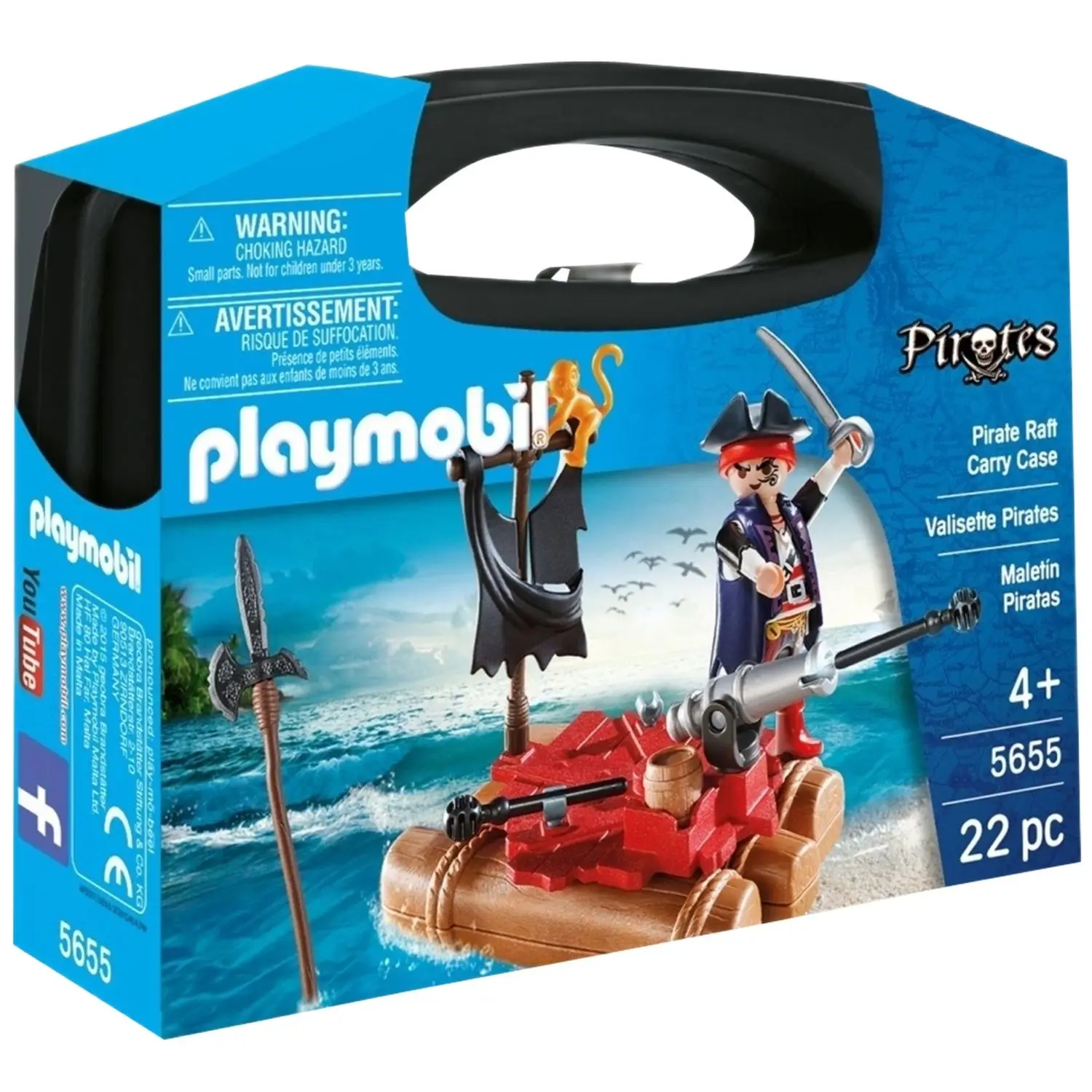 PLAYMOBIL 5655, pirate briefcase. Playmobil dolls. Original Playmobil. Christmas gift, birthday. PLAYMOBIL PIRATES