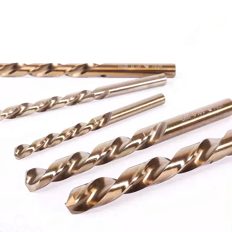 SANAI 10pcs Cobalt High Speed Steel Drill Bit 1mm - 20mm Twist Drill Bit CNC Lathe Drilling Tools Metalworking Bits