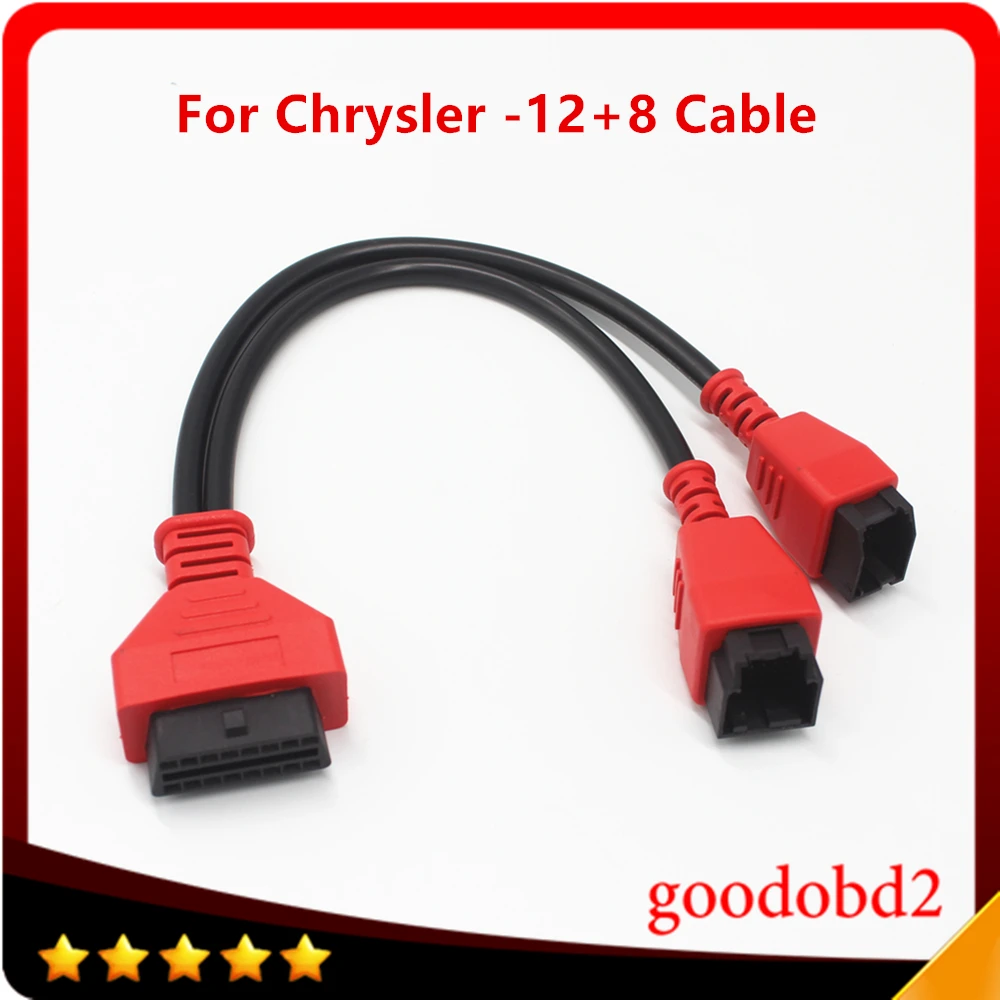 For Chrysler Programming Cable 12+8 Adapter Connector for Universal Autel DS808 Maxisys MS905 906 908PRO