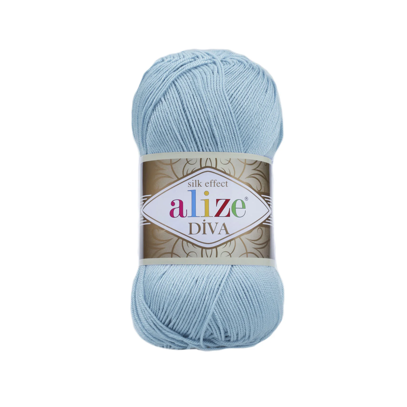 High Quality 5 Pieces Alize Diva Yarn Microfiber Acryilic Hand Knitting for Scarf Accesory Cardigan Thin Dyed Thread