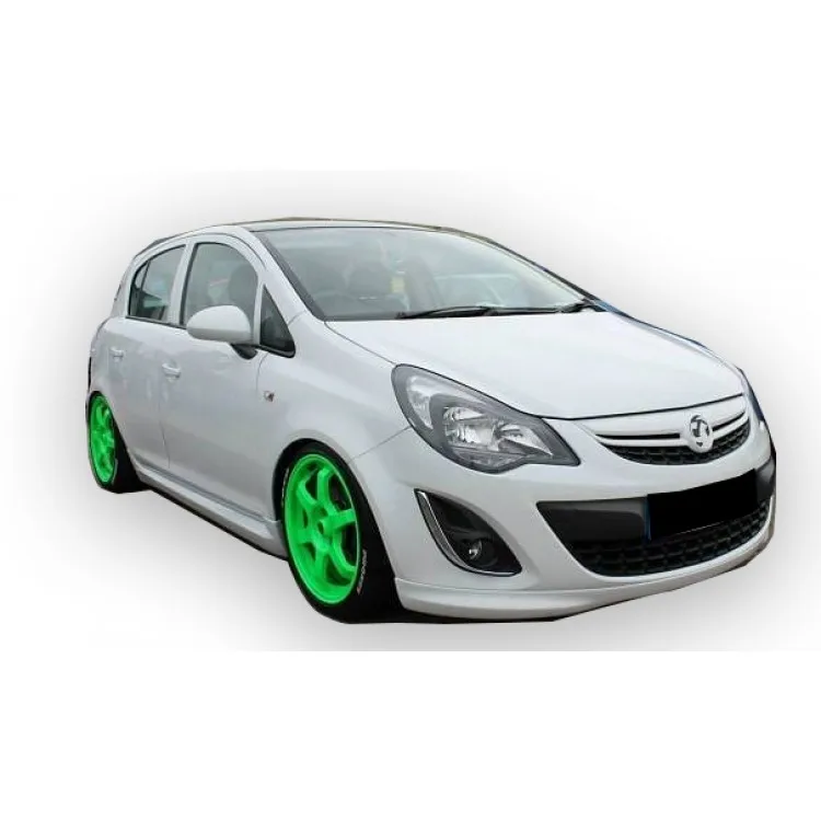 Opel Corsa D için 2007-2015 Sağ Sol Takım Opc Line style Yan Etek Abs Plastik