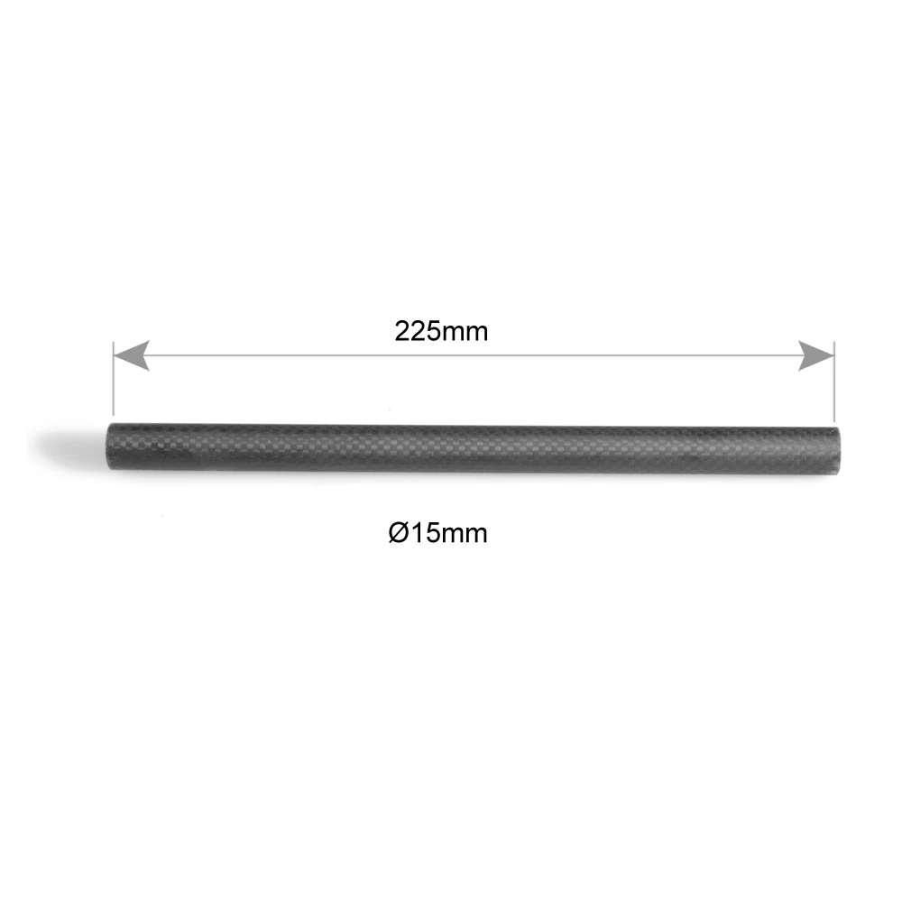 SmallRig 15mm Carbon Fiber Rod 22.5cm 9inch Long for Dslr Camera Rig  (2pcs) - 1690