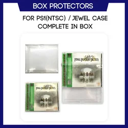 Box Protector For PS1 NTSC Jewel Case CIB Complete In Box Game Custom Clear Plastic Case