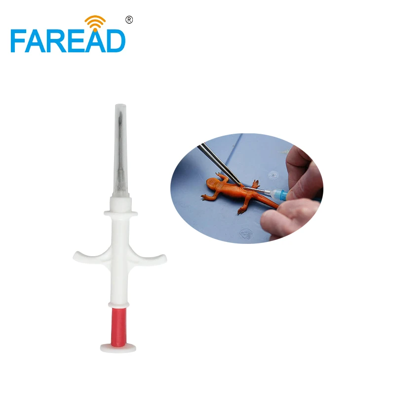 FAREAD ISO11784/785 Implant Rfid Glass Syringe ISO 1.25x7mm Nano Ainmals Microchip Injector for FDX-B Pet ID Micro Chip Tracking