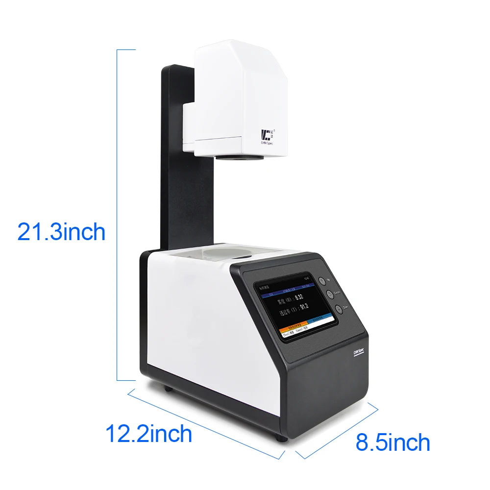 Transmittance Haze Meter, Follow ASTM and ISO Standards, No Preheating, Range 0-100%, Applied to Thin Films, Glass