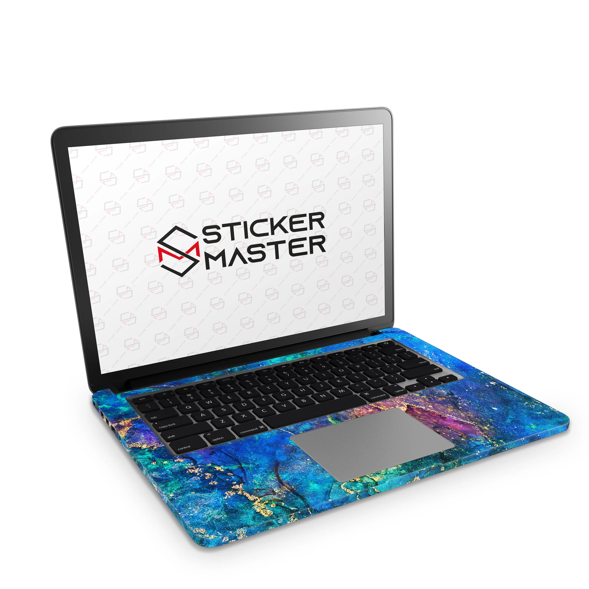 Stiker Master DIY Warna-warni Marmer Laptop Vinil Stiker Penutup Kulit untuk 10 12 13 14 15.4 15.6 16 17 19 "Inc Notebook Decal untuk Macbook,Asus,Acer,Hp,Lenovo,Huawei,Dell, msi, Apple,Toshiba,Compaq