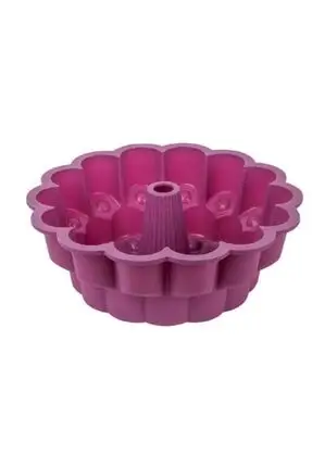 Dot Shaped Purple Color Silicone Cake Mold 26x26x10cm