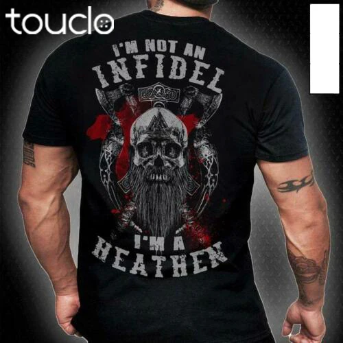 Skull I’m Not An Infidel I’m A  T-shirt Men Black